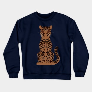 Minimalist Ocelot Crewneck Sweatshirt